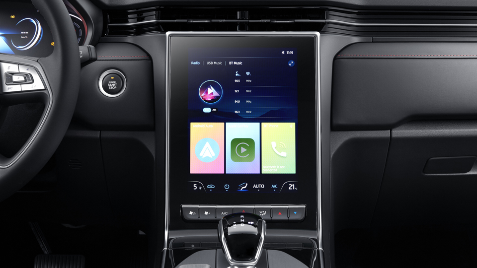 10.4-inch Touchscreen