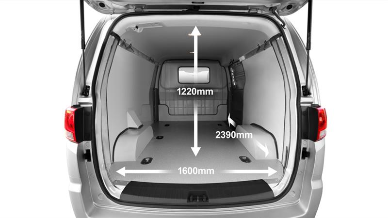 Cargo compartment dimensions