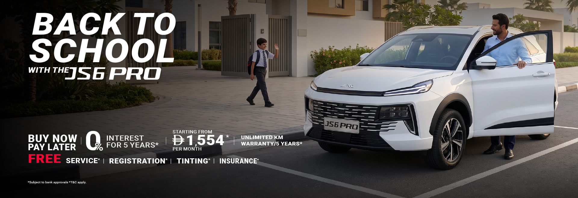 JAC JS6 Pro — Buy Now, Pay After 6 Months